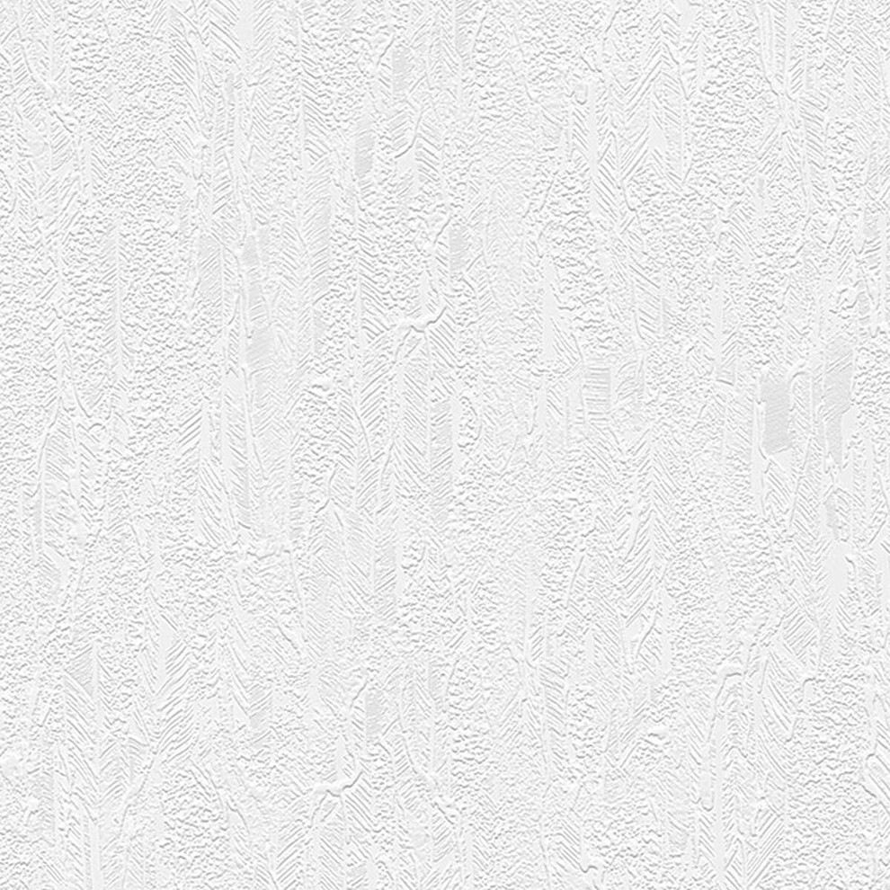 Architectural, Texture Geometric Paintable PrePasted Wallpaper, Roll 21"x33' Contemporary