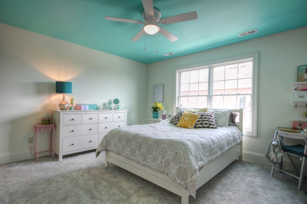 Transitional home design photo in Chicago