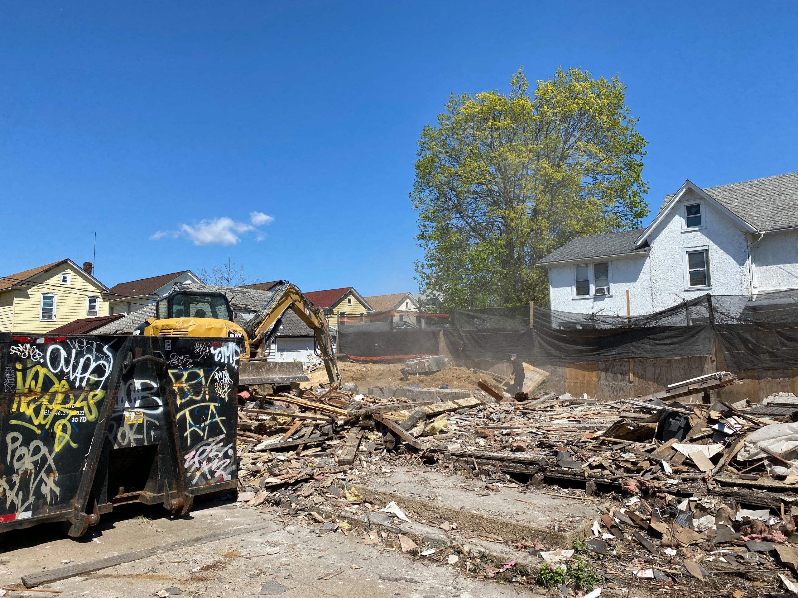 Queens Village Demolition In Process