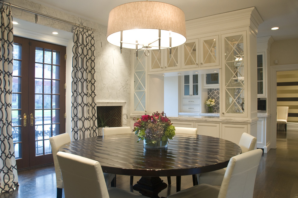 Inspiration for a transitional dining room in Philadelphia.