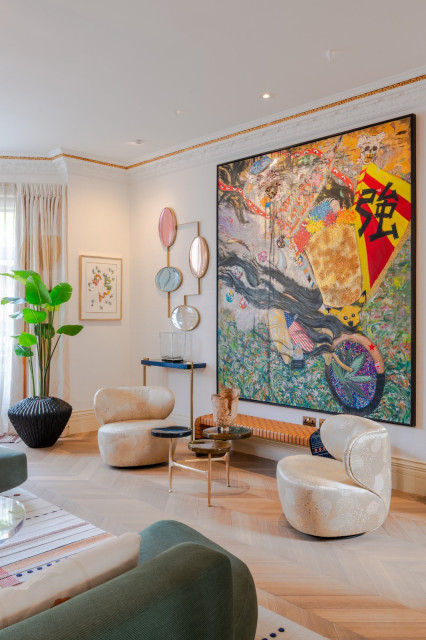Frognal trendy-dagligstue