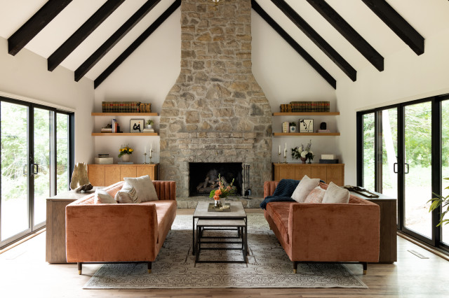 Modern tudor living sale room