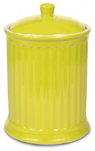 Omniware Simsbury Extra Large Yellow Ceramic 120 Ounce Cookie Jar