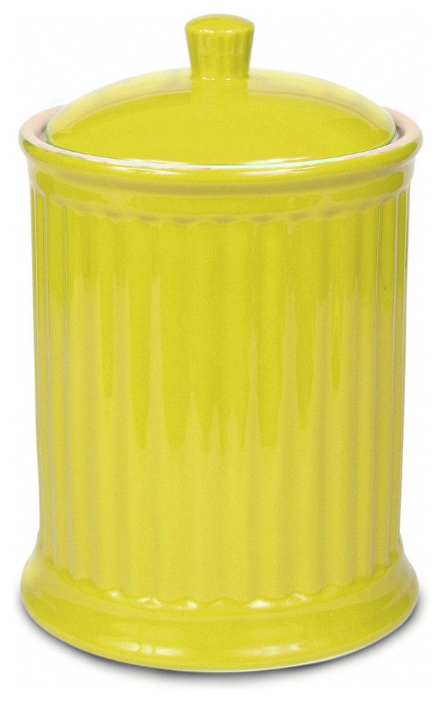 Omniware Simsbury Extra Large Yellow Ceramic 120 Ounce Cookie Jar