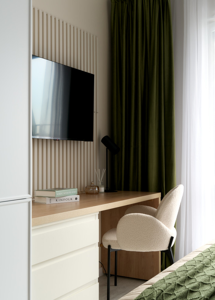 Квартира — студия по дизайн проекту Екатерины Тагировоq