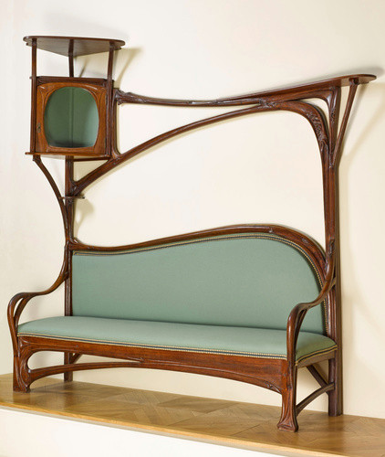 Banquette de fumoir - Hector Guimard