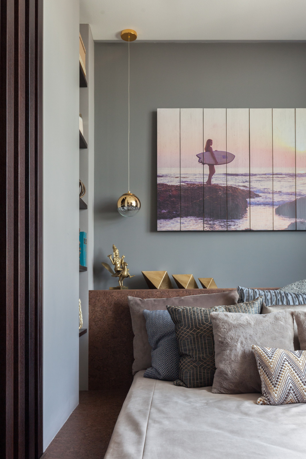 Спальня на подиуме