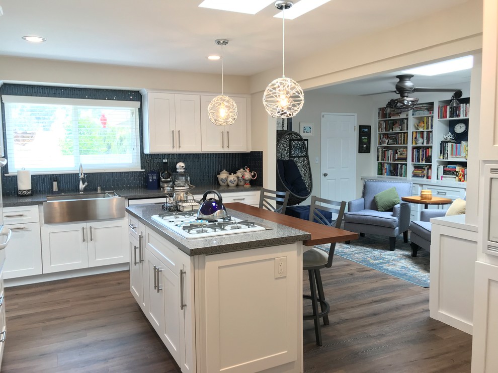 Home design - transitional home design idea in Orange County