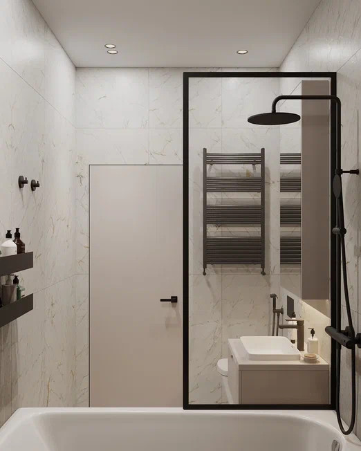 Ремонт квартиры свободной планировки для супружеской пары