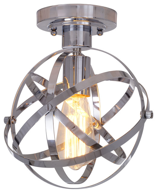 Catalina Lighting 1 Light Colton Semi Flushmount Transitional Catalina Lighting 1 Light Colton Semi Flushmount