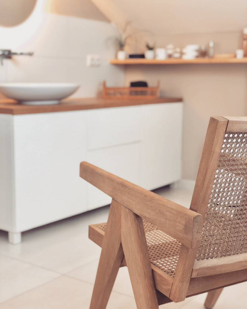 Haus im modernem Boho Style mit natürlichen Materialien
