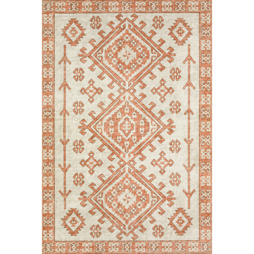 Brisbane BR2 Ivory 1'8" x 2'6" Rug, 3' x 5' Southwestern Area Rugs by Dalyn Rug Company