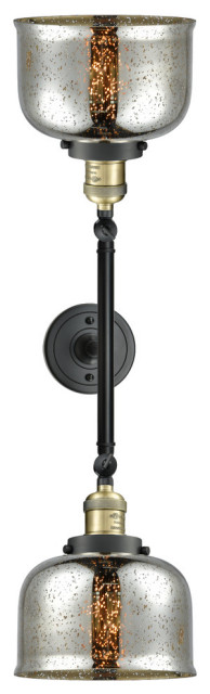 Innovations 208L-BAB-G54 2 Vertical Bath Vanity Light Black Antique Brass Innovations 208L-BAB-G54 2 Vertical Bath Vanity Light Black Antique Brass