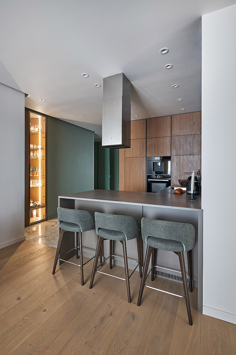 Квартира с необычной кухней, ЖК «Маяк Минска»