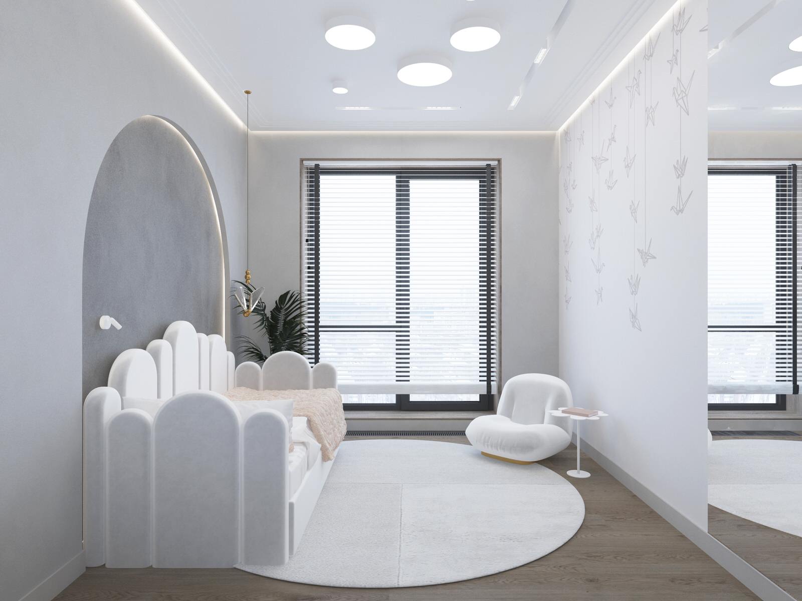 Минимализм для молодой семьи в ЖК Wellton Towers, г. Москва