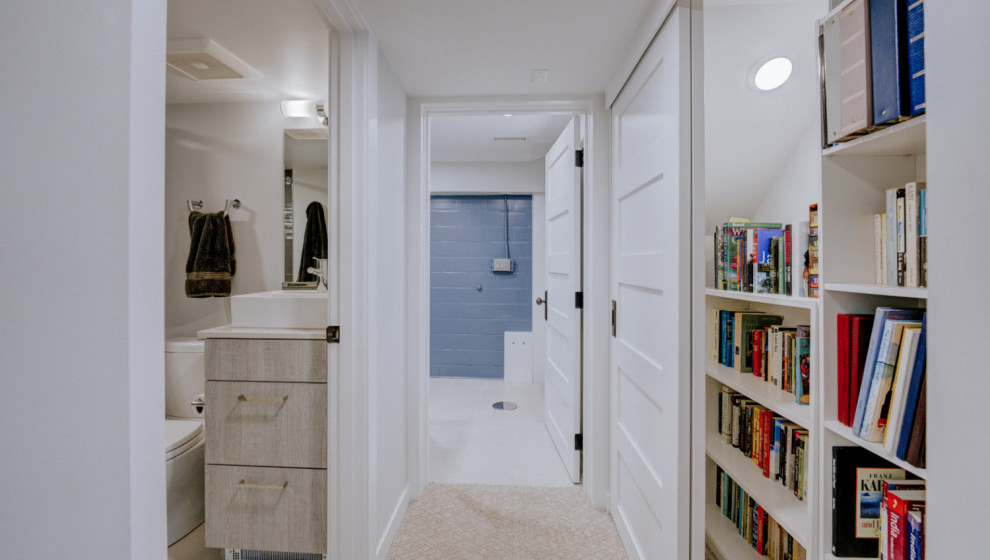 Queen Anne Classic Addition & Remodel - Transitional - Basement ...