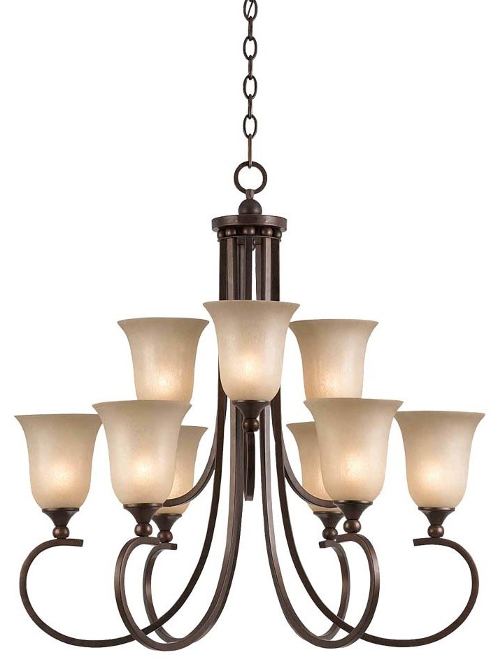 Athens Collection 9 Light Chandelier