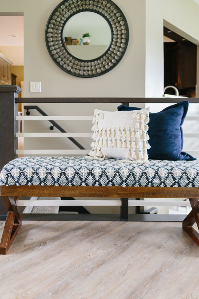 Inspiration for a transitional living room remodel in Minneapolis