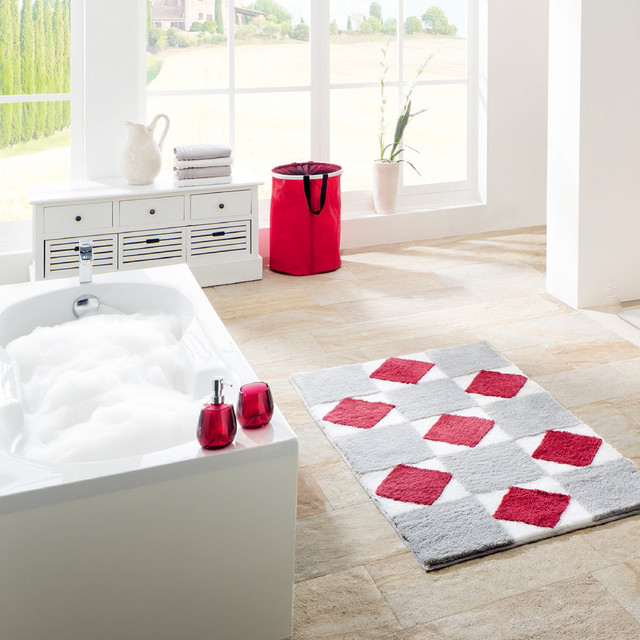 Sweet Pink Bathroom Decor Ideas Contemporary Bathroom New York By Vita Futura Houzz Uk