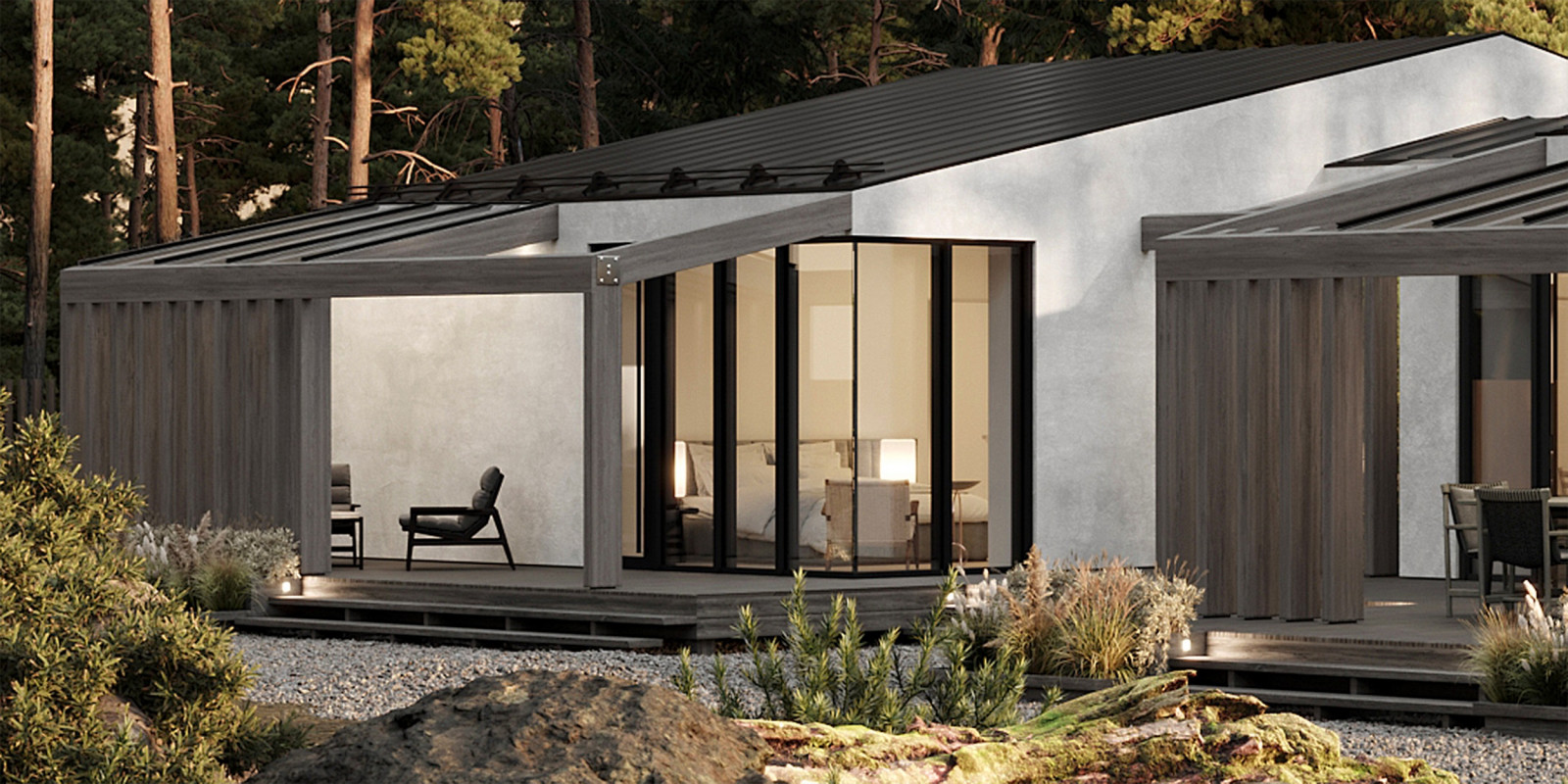 Проект одноэтажного дома в Репино