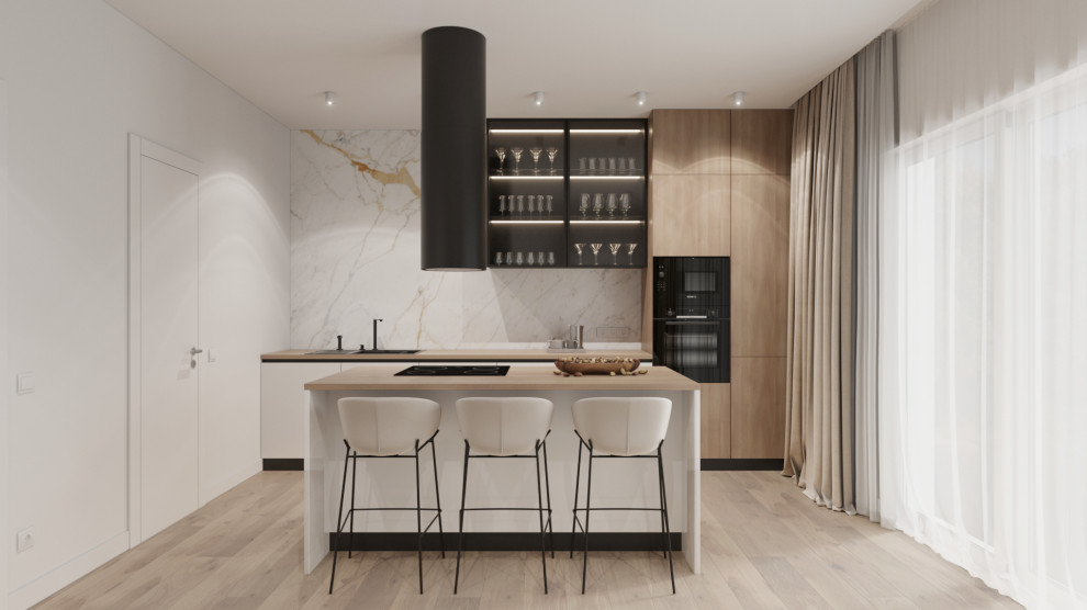 Коттедж в эко стиле