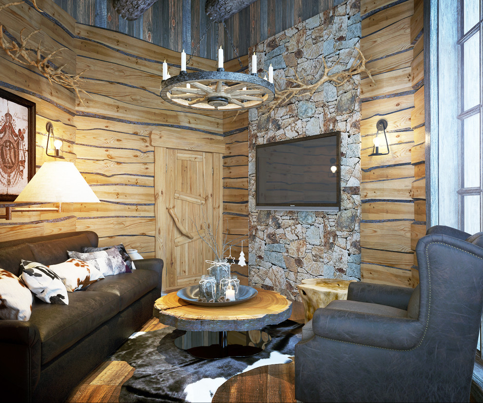 Проект интерьера бани на искусственном острове