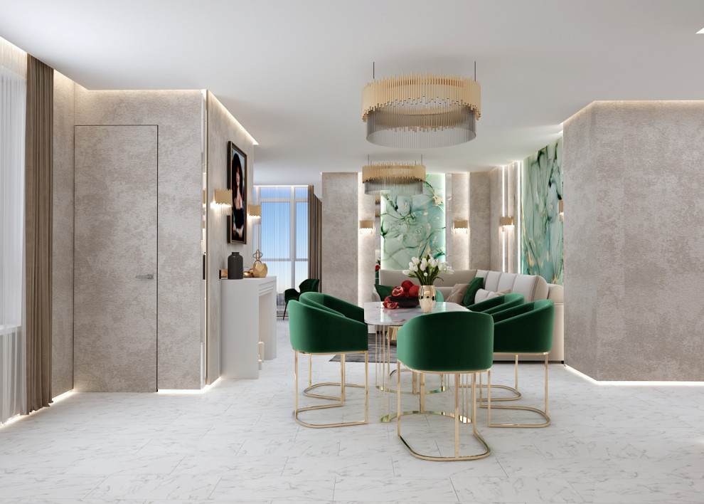 Квартира с элементами АРт-Деко 2вариант