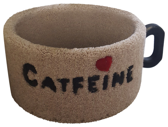 coffee cup cat bed