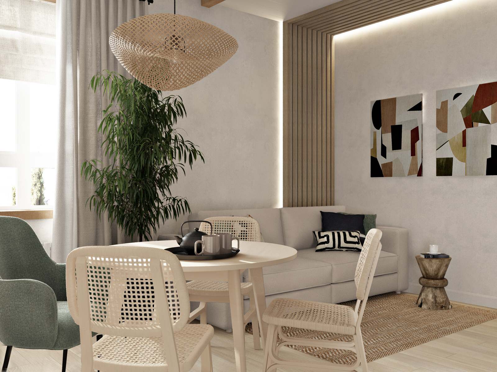 Дизайн-проект в эко стиле