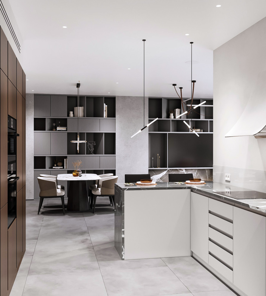 Дизайн-проект интерьера квартиры: кухня