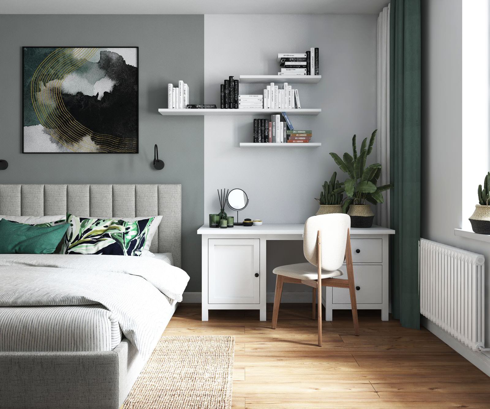 роскошный серо-зеленый