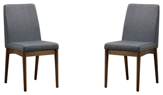 Adarn Inc Midcentury Modern Fabric Upholstered Dining Side Midcentury Modern Fabric Upholstered Dining Side Chairs Set Of 2