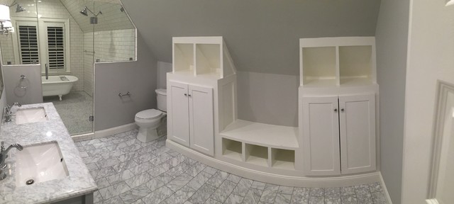 Transitional Master Bath Remodel klassisch-modern-badezimmer
