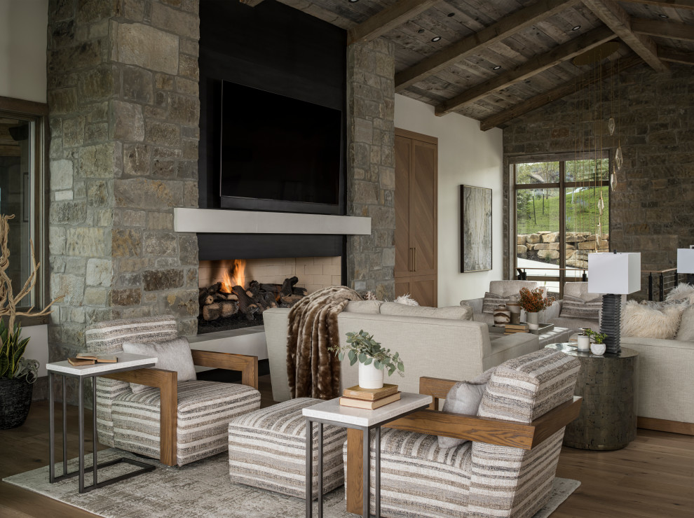 Victory - Rustic - Living Room - Salt Lake City - by Habitations ...