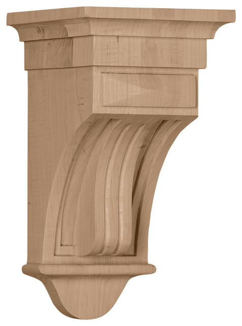 Raised Fluting Corbel 5 1 2 W X 5 1 2 D X 10 H Traditional