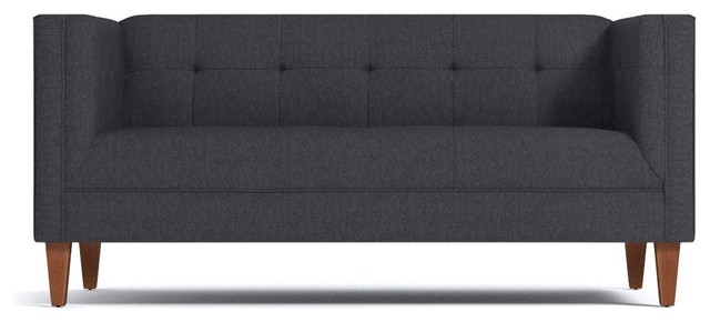 Pacific Apartment-Sized Sofa, Charcoal, 72"x35"x30