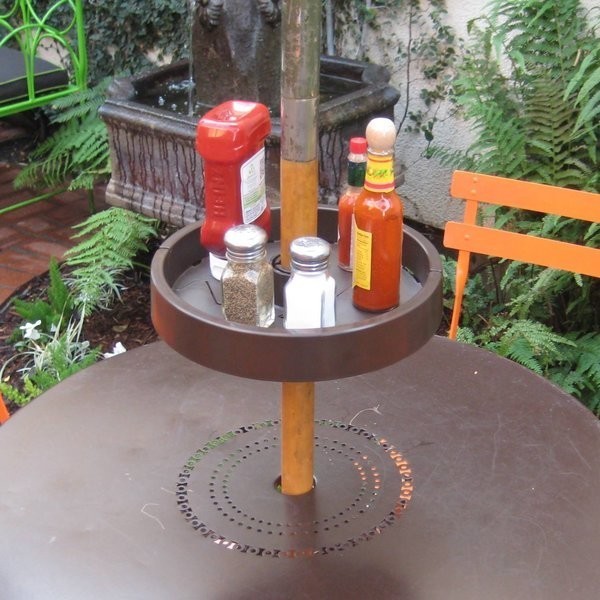 Upshelf Detachable Umbrella Pole Shelf Contemporary Outdoor Upshelf Detachable Umbrella Pole Shelf Contemporary Outdoor Accessories By
