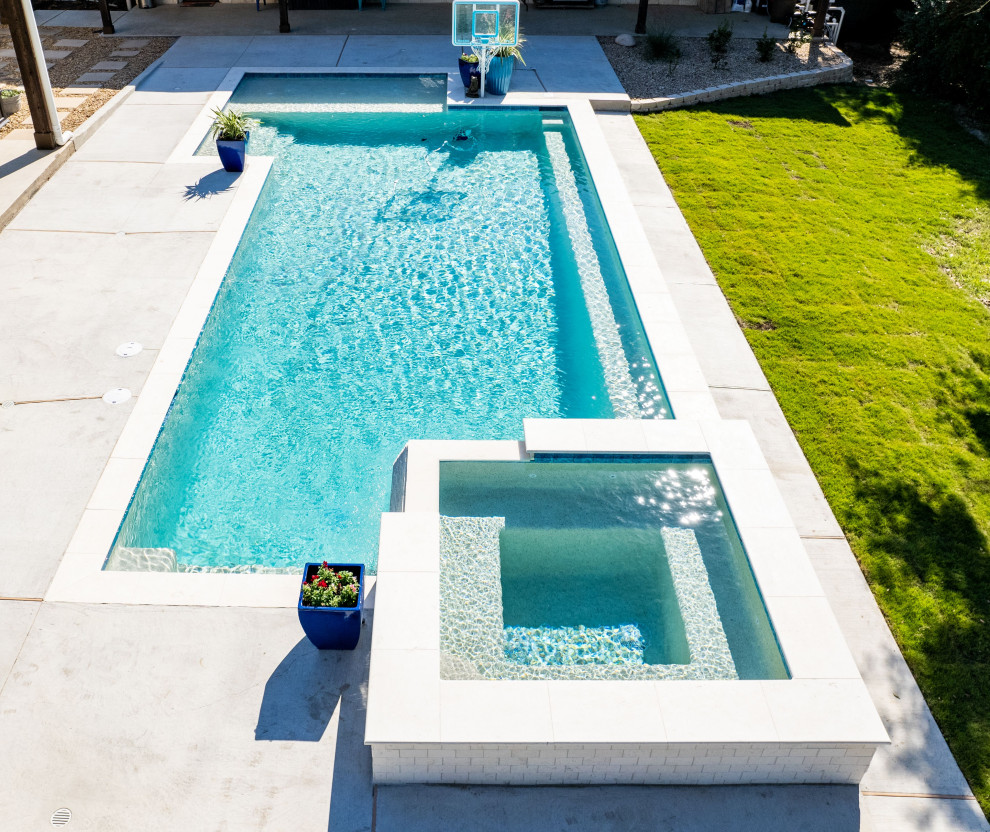Geometric Pool with a modern touch - Modern - Pool - Other - by ...