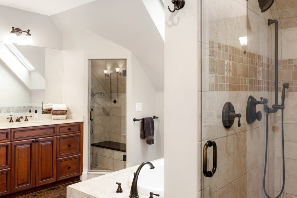 Steam room in Master Bath