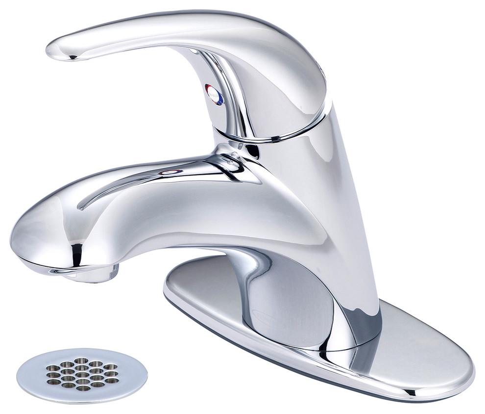 Legacy Single Handle Bathroom Faucet, Polished Chrome - Contemporary ...