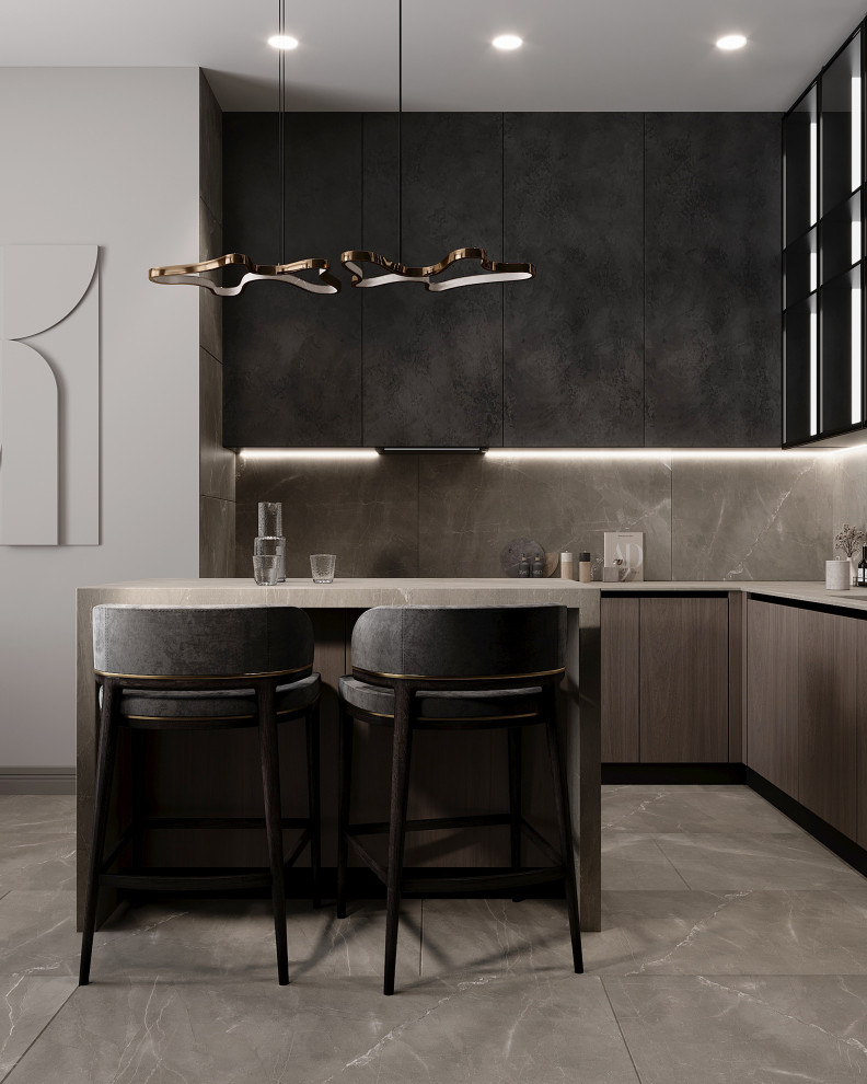 Will Towers Квартира 111м2 Кухня-Столовая