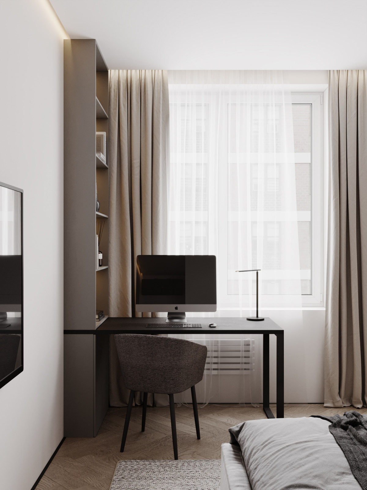 Идеальный современный интерьер в ЖК Homecity