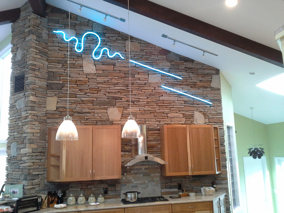 Mountain style kitchen photo in DC Metro