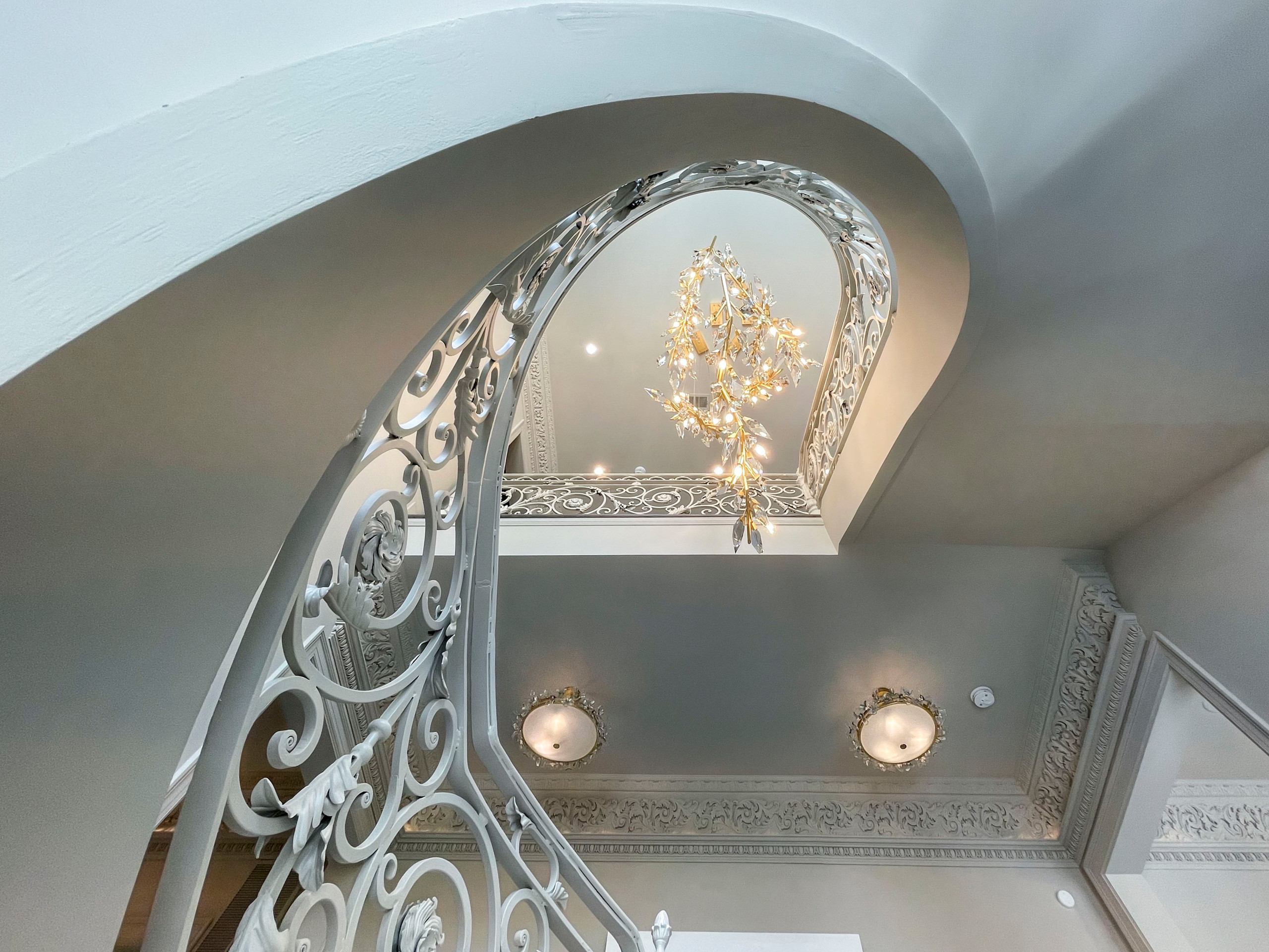Project #104 | Curved Staircases in French Inspired Mansion