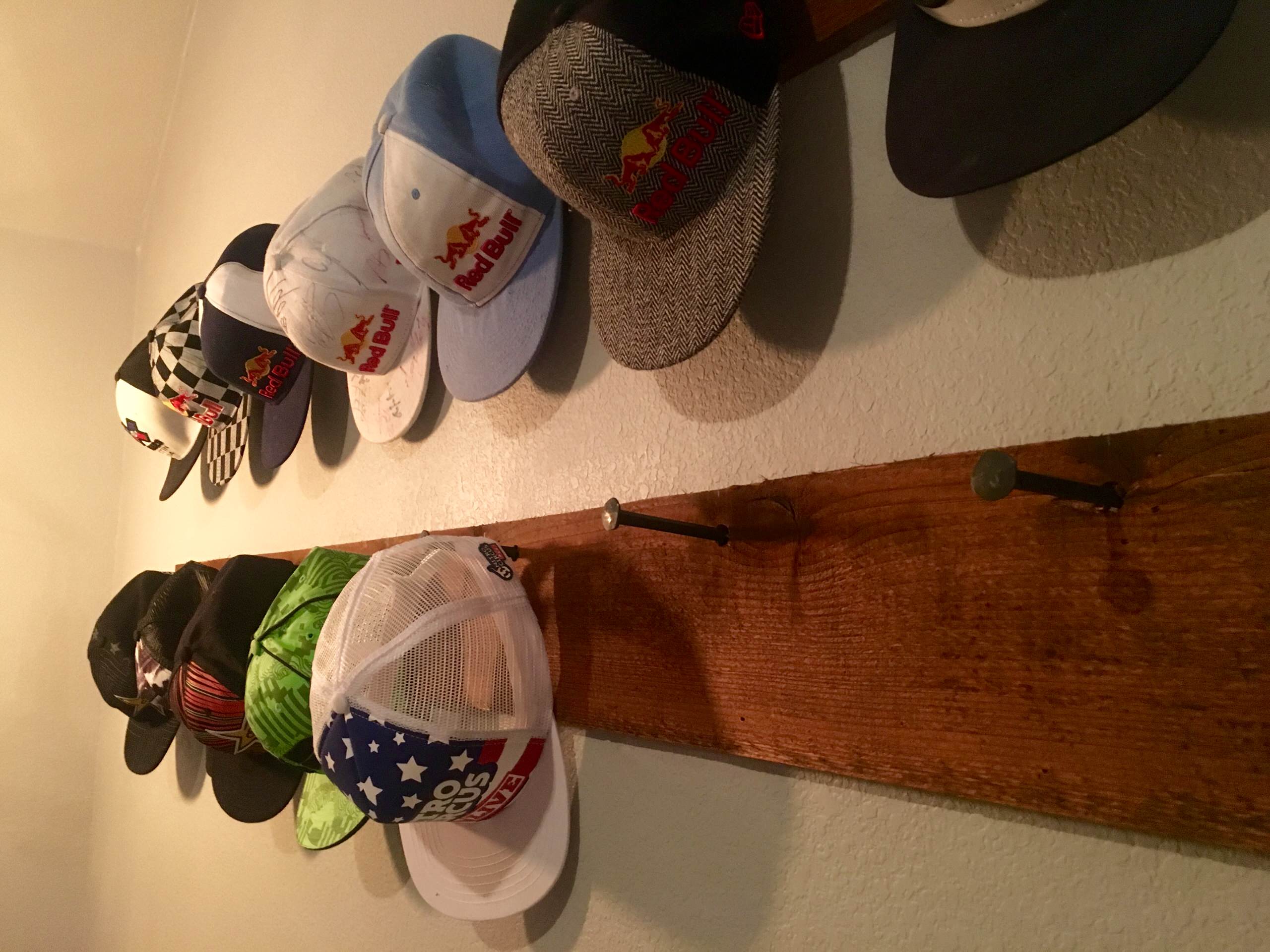 Custom hat rack