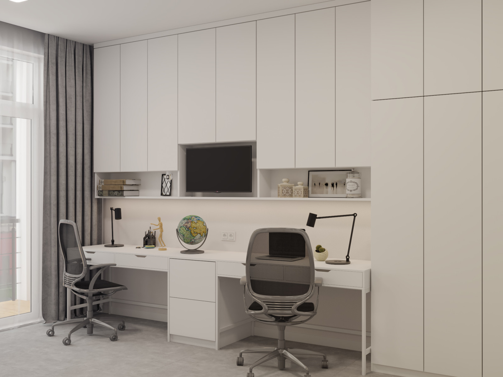 Визуализация 3-х комнатной квартиры в г. Калининград, ЖК Русская Европа