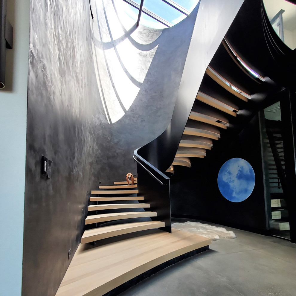 Inspiration for a contemporary staircase in Salt Lake City.
