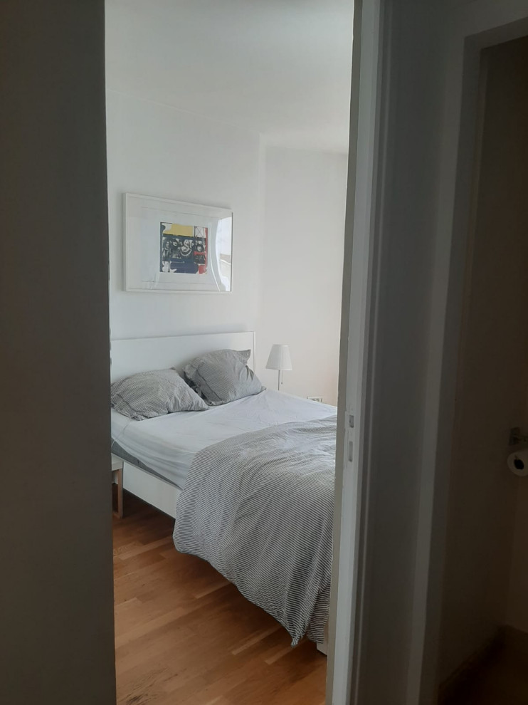 Photo de la chambre vue de l'entrée - Avant projet