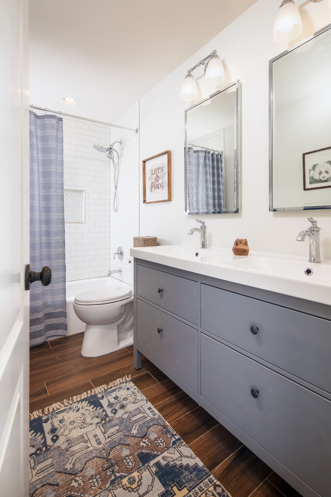 Classic Boho Bath Farmhouse Bathroom Omaha by HC Remodel & Design