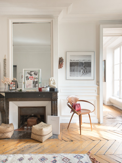 Salon blanc dans un appartement Suédois - Clem Around The Corner
